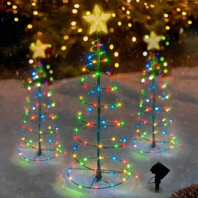 Solar-LED-Weihnachtsbaumbeleuchtung