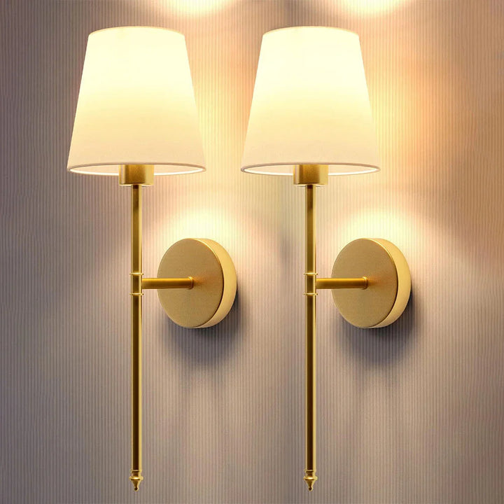 Wireless Fabric Wall Light (2 Packs)