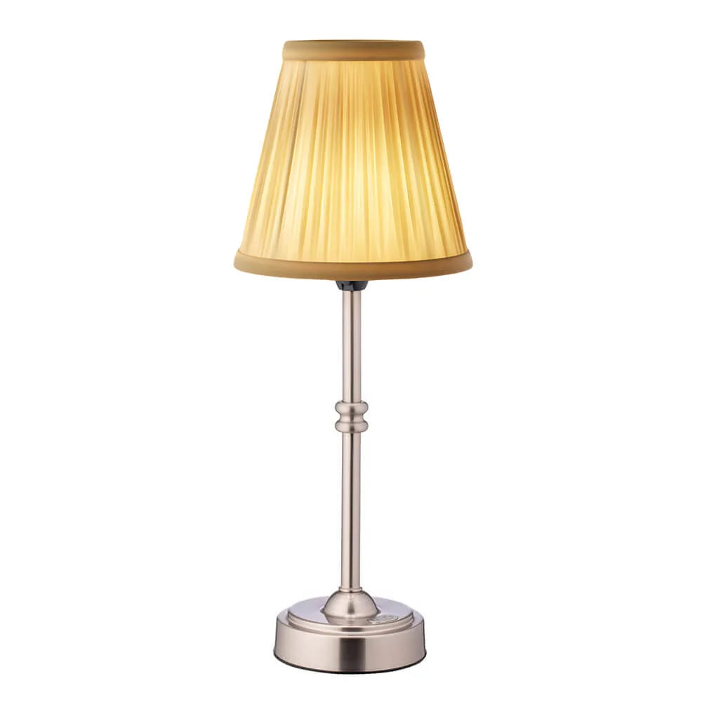 Retro Fabric Cordless Table Lamp