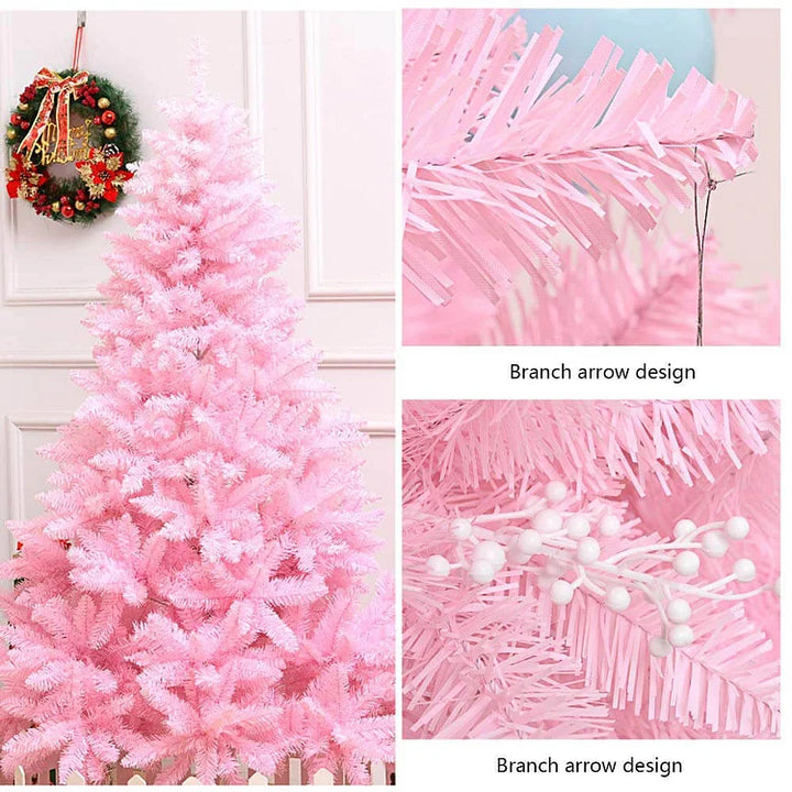 Pre-lit Pink Christmas Tree