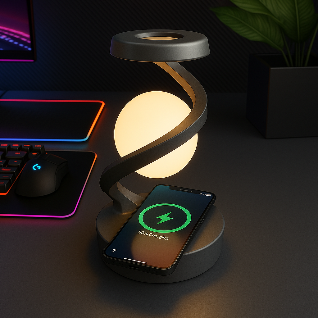 Magic Glow Levitating Lamp & Charger