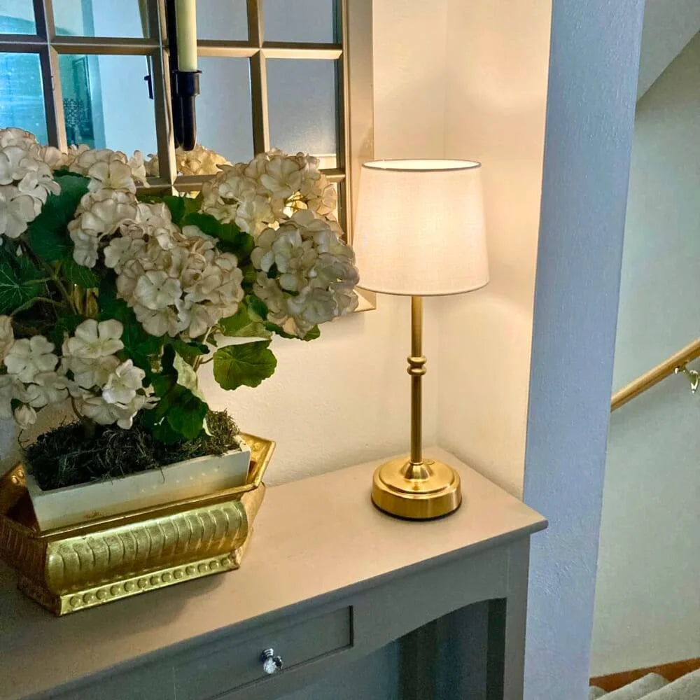 Retro Fabric Cordless Table Lamp