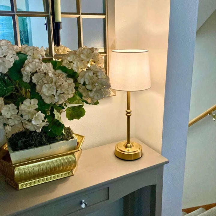 Retro Fabric Cordless Table Lamp
