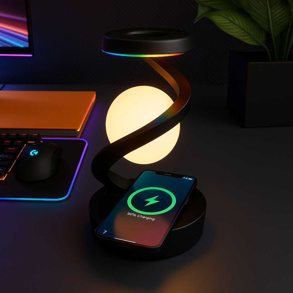 Magic Glow Levitating Lamp & Charger