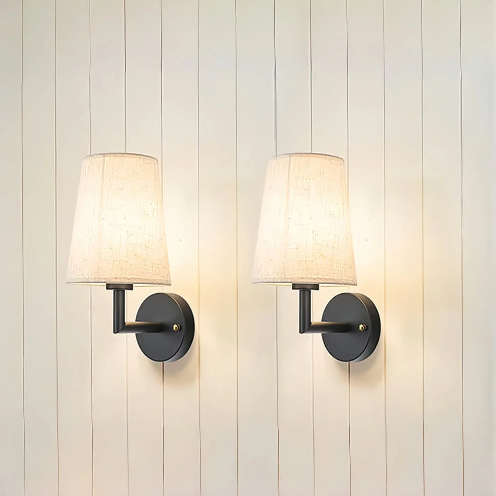 Wireless Fabric Wall Lamp (2 Packs)