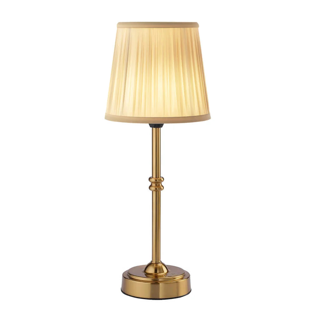 Retro Fabric Cordless Table Lamp