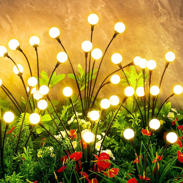 Enchanting Solar Garden Firefly Lights