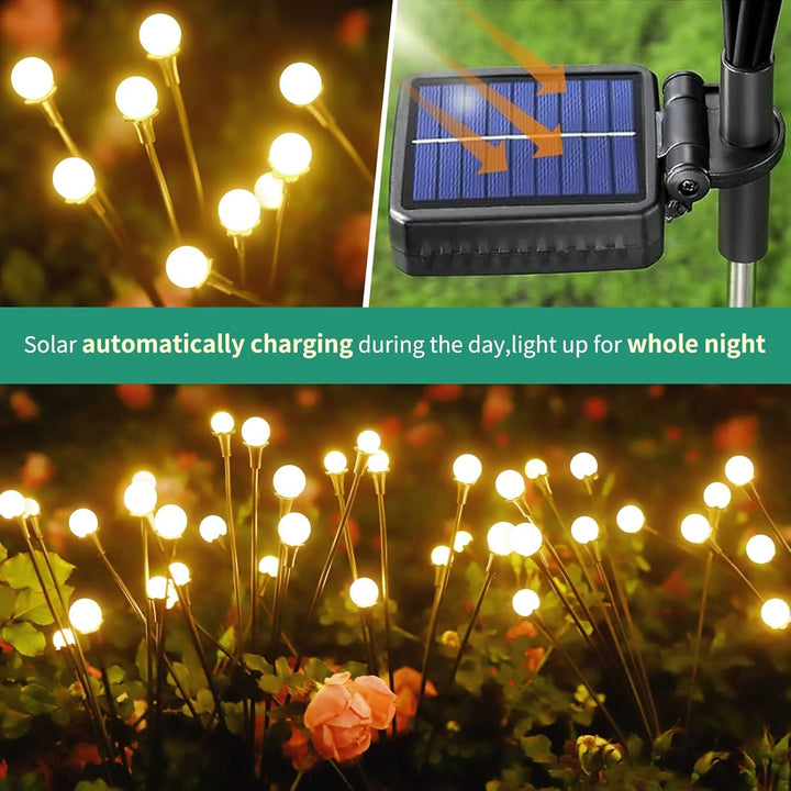Enchanting Solar Garden Firefly Lights
