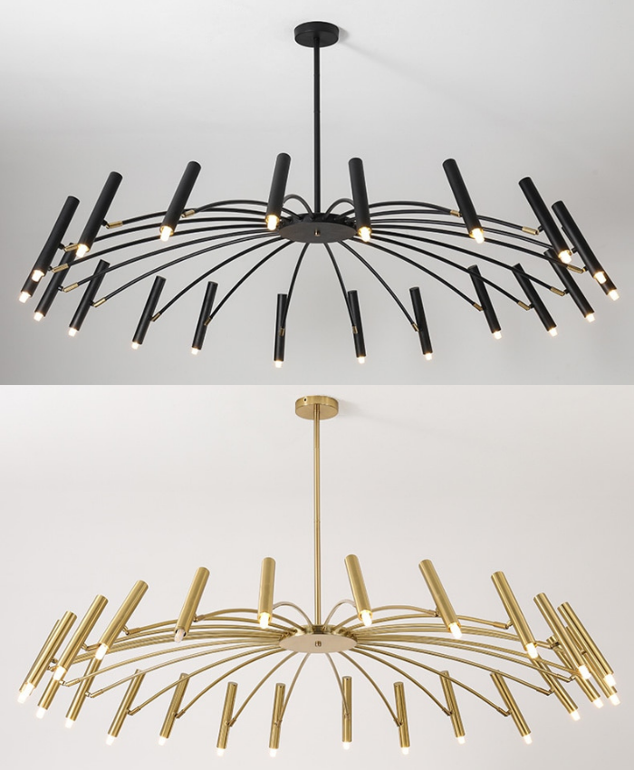 linear chandelier