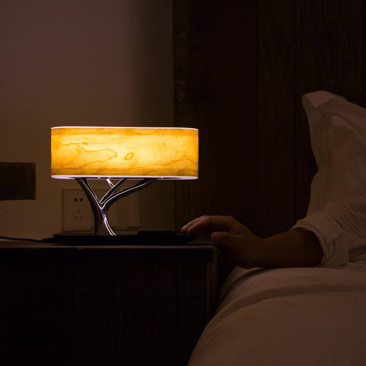 Table Lamp With Speaker & Wireless Charger