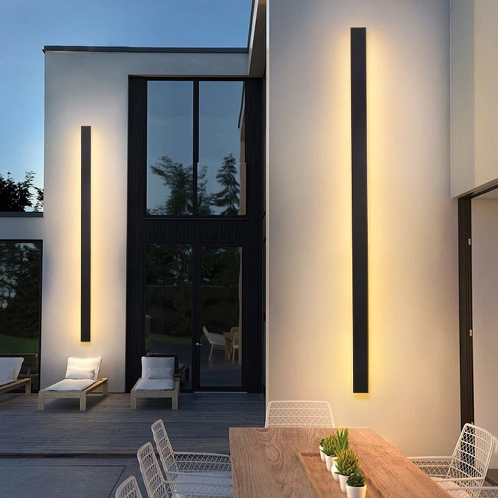 LED-Außenwandleuchte mit IP65 minimalistischem Design und stimmungsvoller Beleuchtung