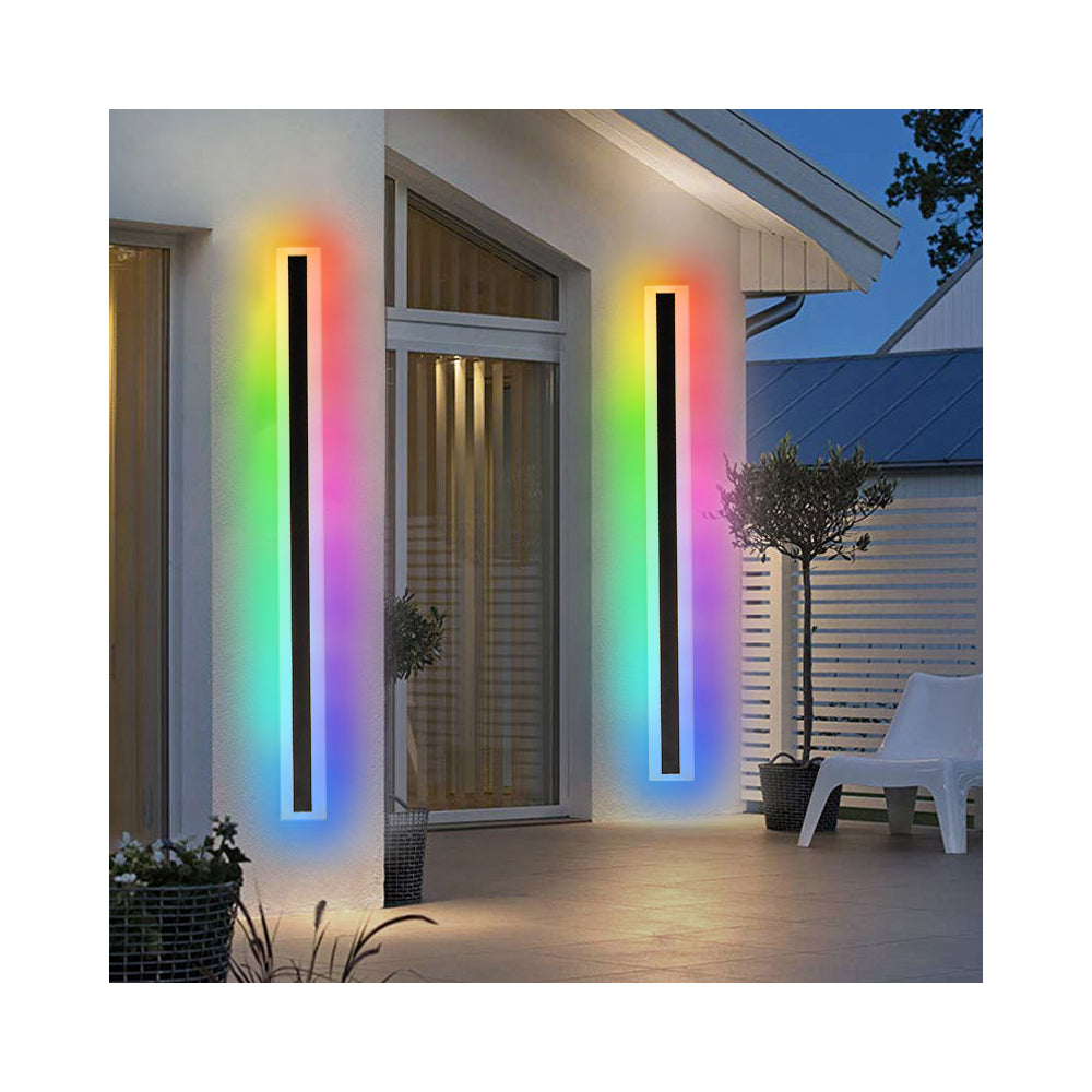 RGB Outdoor Minimalistische Ip65 Wandleuchte Led Atmosphärenbeleuchtung